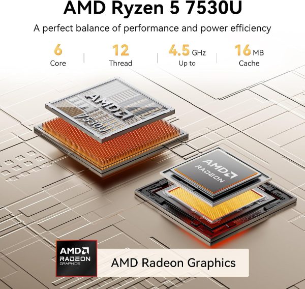 GEEKOM A5 Pro 2026 Edition — Ryzen 5 7530U, 16Go, 1To SSD